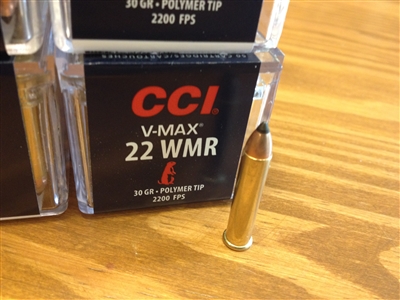 22 Magnum CCI 30gr PolyTip Varmint - 100 rounds