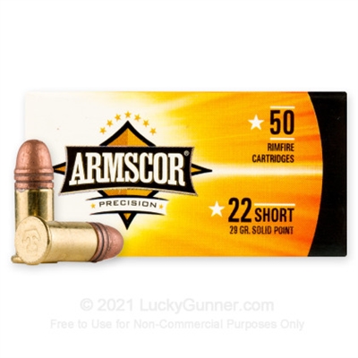 22 Short Armscor 29gr CPRN - 200 rounds