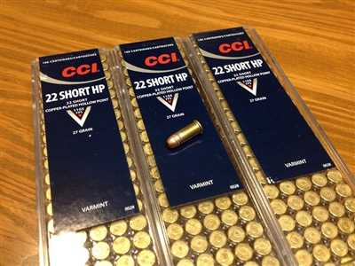 22 Short CCI 27gr CPHP - 300 rounds