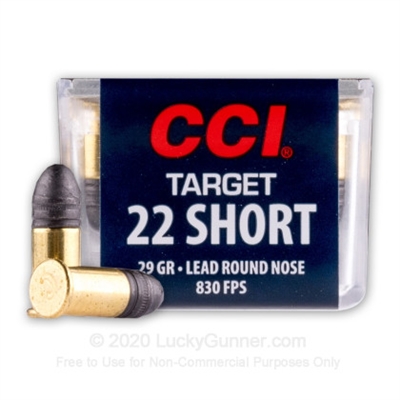 22 Short CCI 29gr Target LRN - 300 rounds