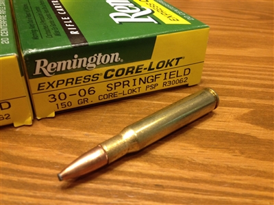 30-06 Remington 150gr PSP CoreLokt - #20 rounds
