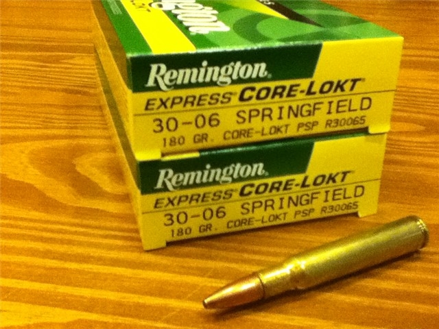 Bestemt Spanien Scene 30-06 Remington 180gr Core-Lokt PSP ammunition - 40 rounds