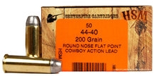 44-40 Winchester (44 WCF) HSM 200gr Cowboy - 50 rounds