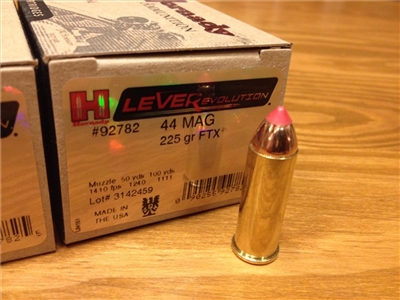44 Magnum 225gr FTX Hornady LeveRevolution - #20 rounds