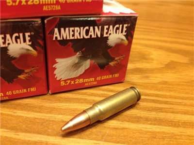 5.7x28 Federal American Eagle 40gr FMJ #50