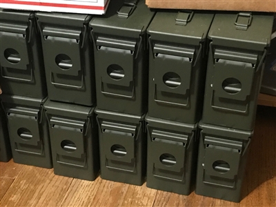 Ammo Cans - 30 Caliber Size Used Good Condition